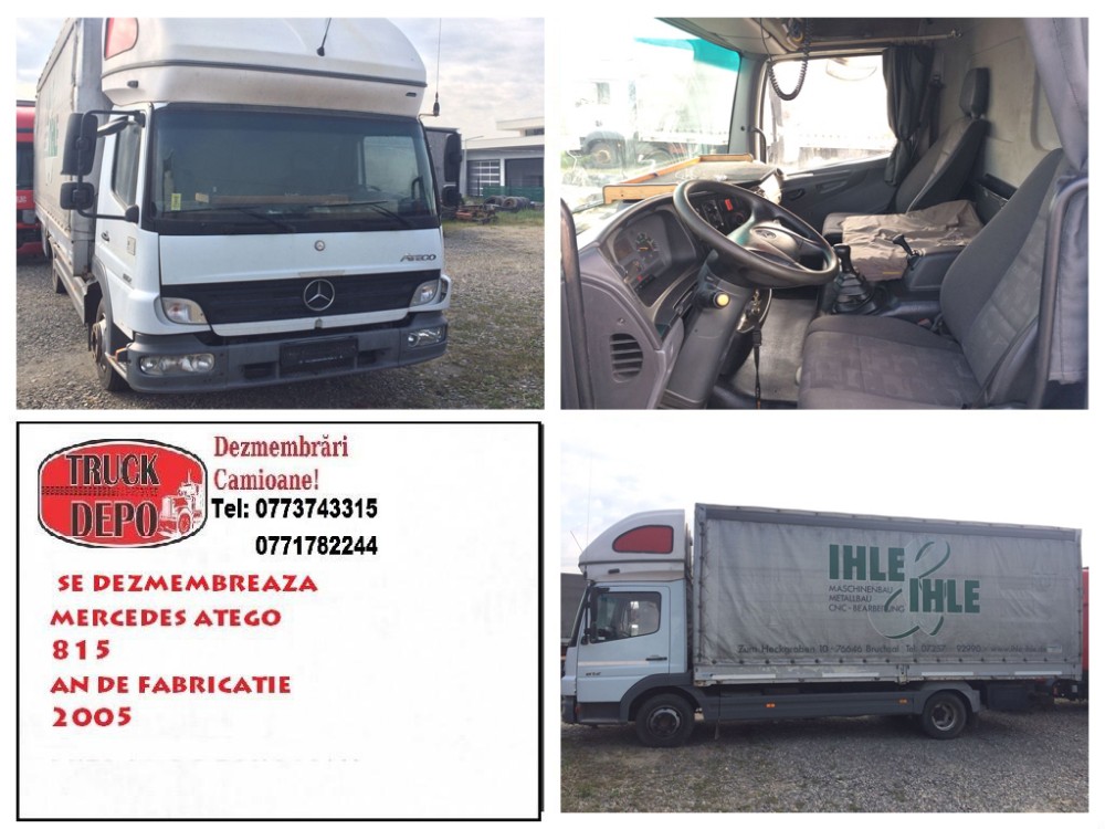 dezmembrari camion Nou la dezmembrat - MB Atego 815
