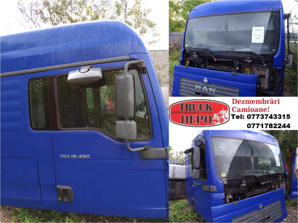 dezmembrari camion Cabina MAN TGA 18.480