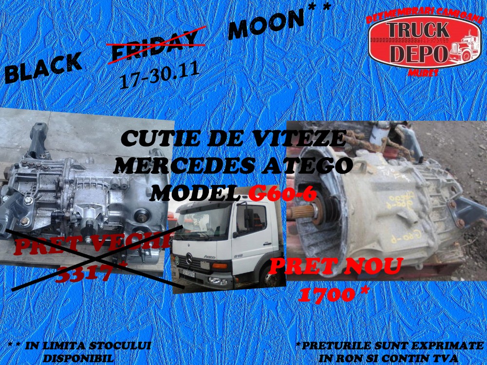 dezmembrari camion Cutie de viteze Atego 815