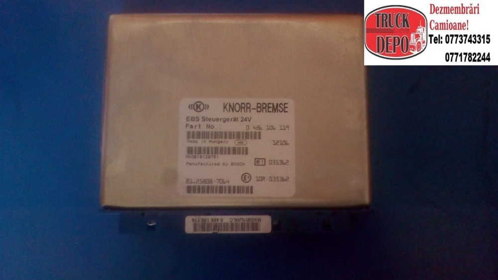 dezmembrari camion Calculator EBS MAN TGX 