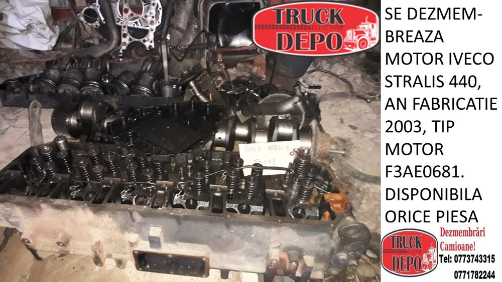 dezmembrari camion SE DEZMEMBREAZA MOTOR IVECO STRALIS 440