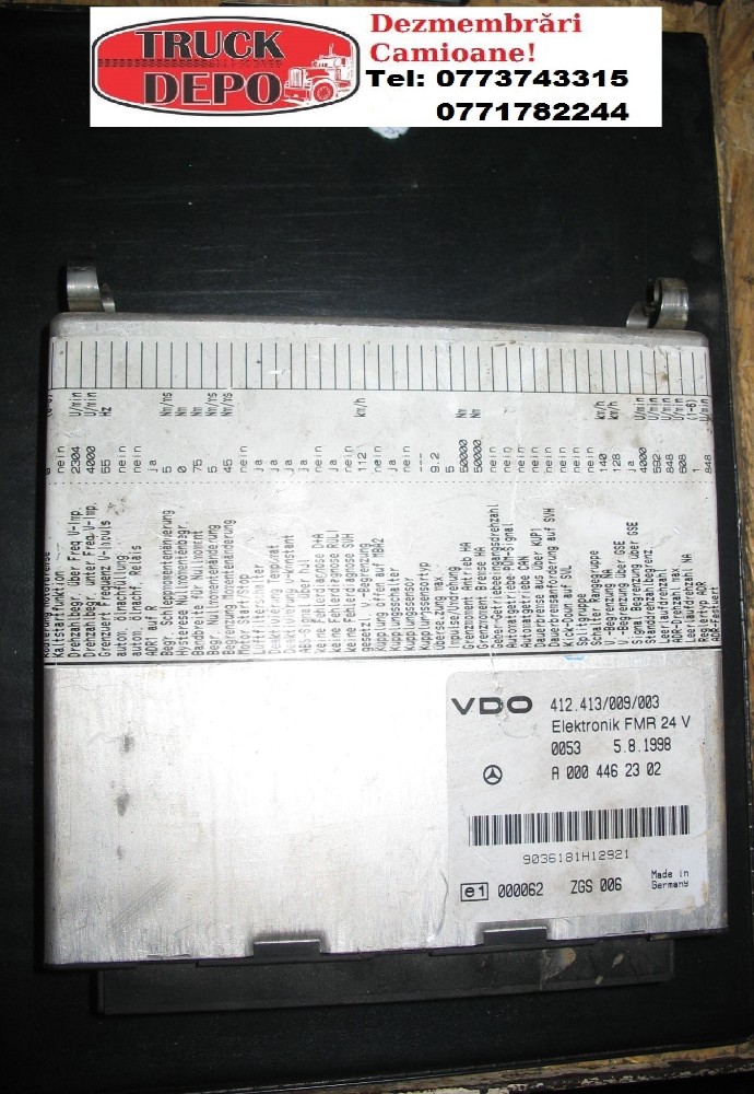 dezmembrari camion Calculator VDO Atego
