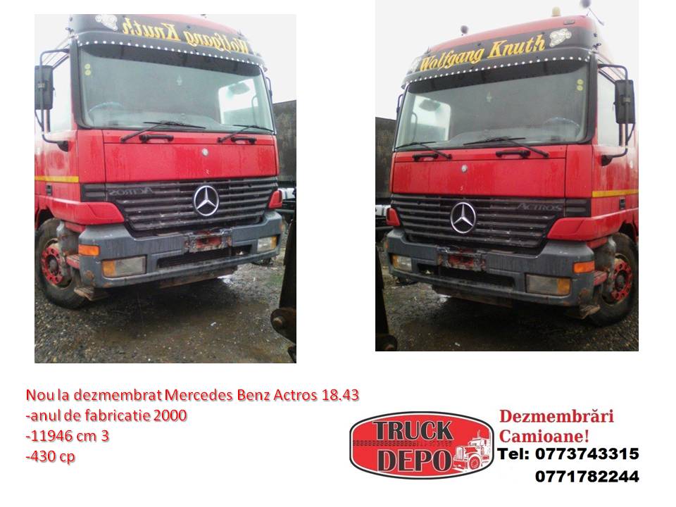 dezmembrari camion Mercedes Benz Actros 18.43