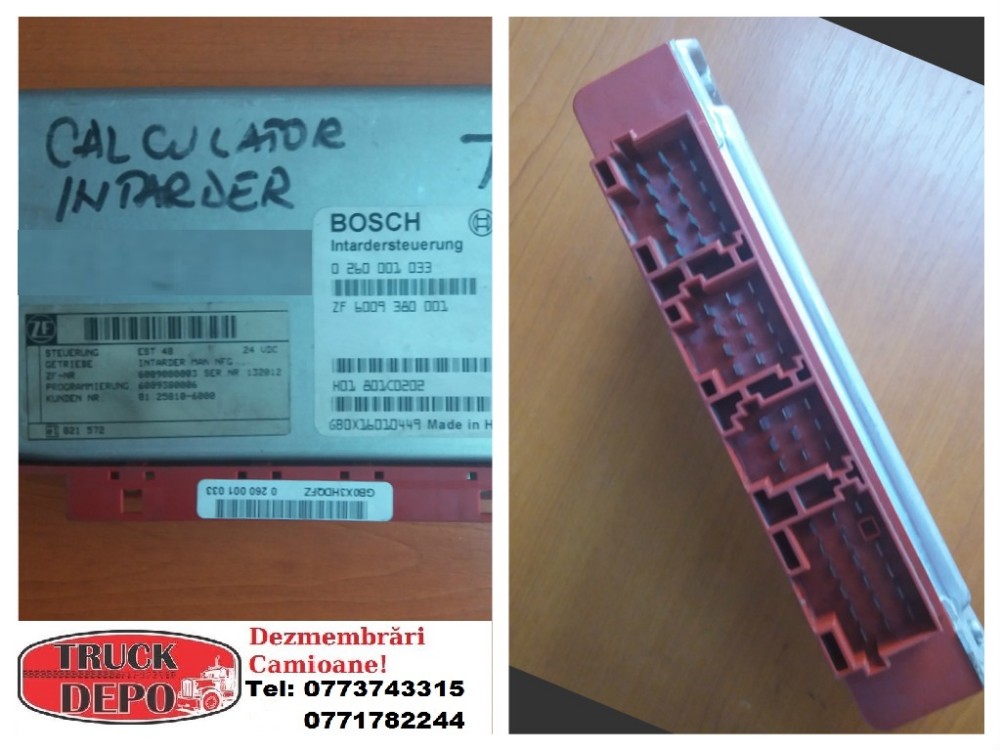dezmembrari camion Calculator intarder MAN TGA 460 XXL 